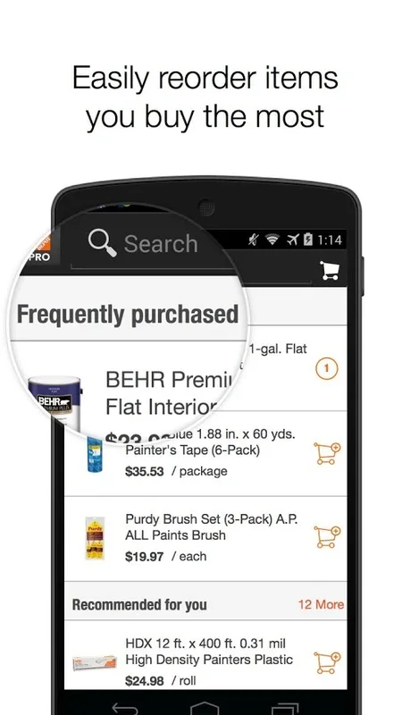 Home Depot for Android: Find Building Materials Easily