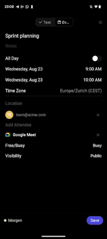 Morgen for Android: Streamline Your Productivity