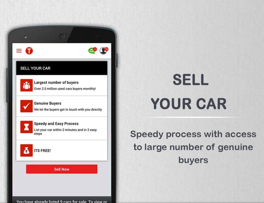 CarTrade for Android - Simplify Car Buying/Selling