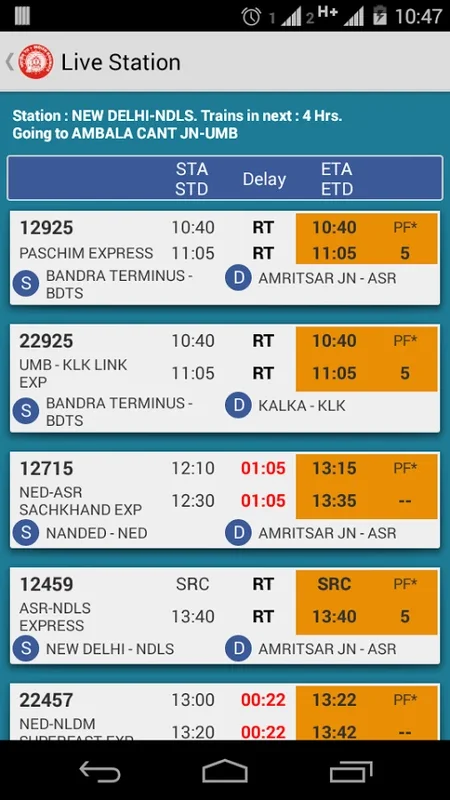 NTES for Android - Get Train Info Easily