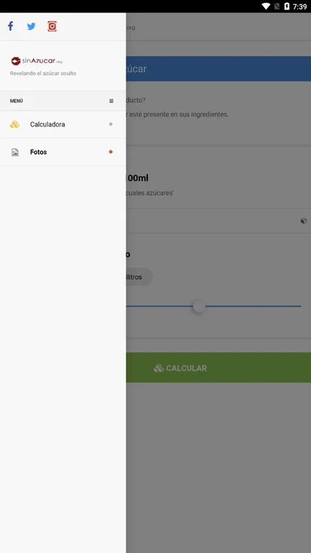 sinAzucar.Org for Android - Valuable App Features