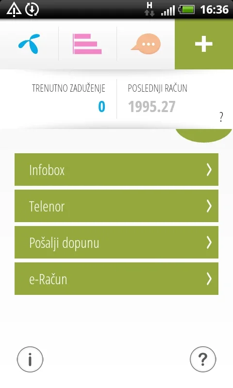 111 Meni for Android - Manage Mobile Services Easily