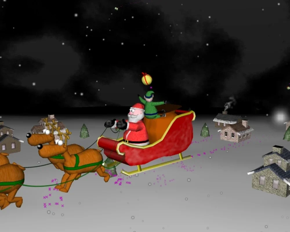 A Very 3D Christmas Screensaver: Immersive 3D Holiday Animation for Windows