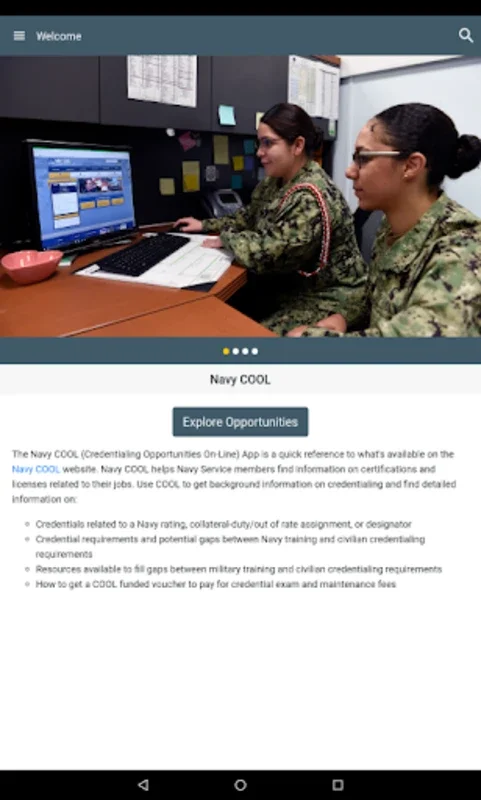 Navy COOL for Android: Valuable Naval Info App