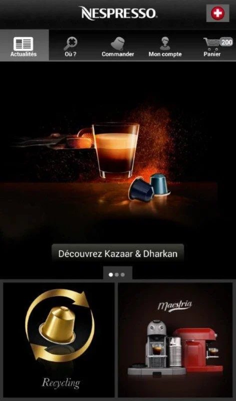 Nespresso for Android: Seamless Coffee Experience