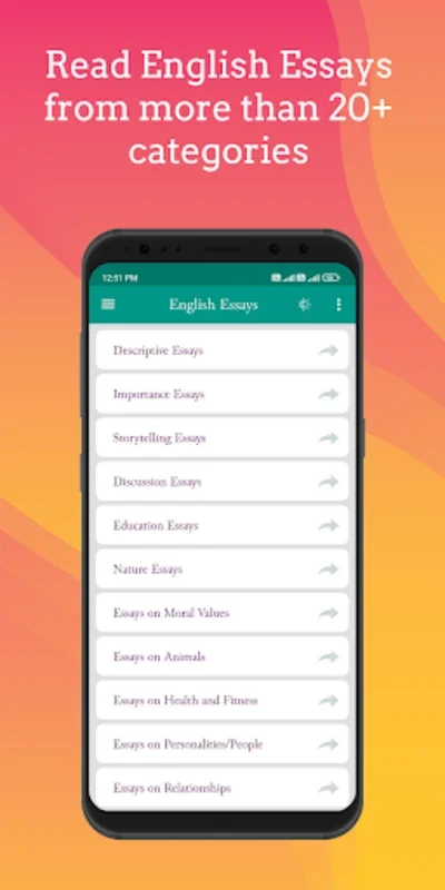 1000+ English Essays (Offline) for Android: Enhance Writing Skills