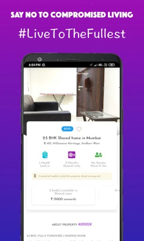 GetSetHome for Android - Find Furnished Coliving Spaces