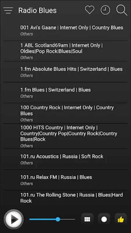 Blues Radio Stations Online for Android - Stream Top Blues