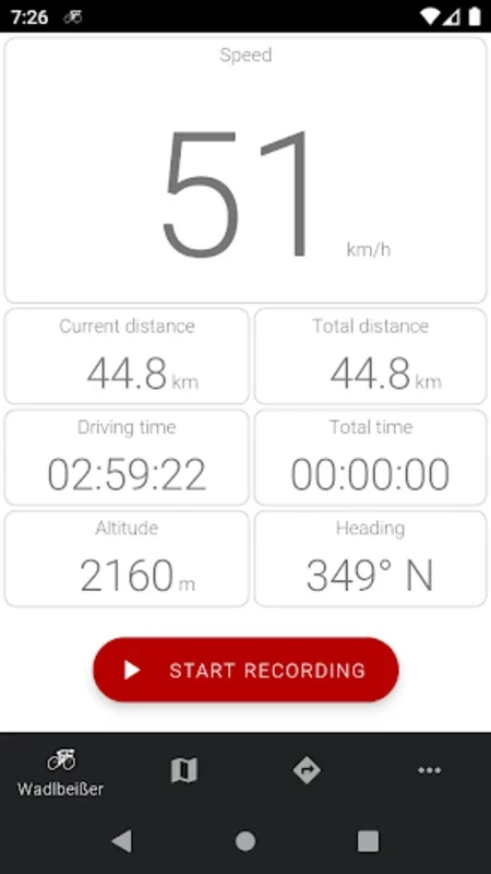 Wadlbeißer for Android: Enhance Cycling with GPS Tracking