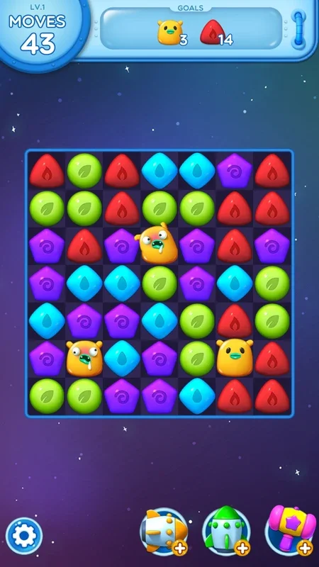 Little Odd Galaxy for Android - Engaging Match-3 Puzzle