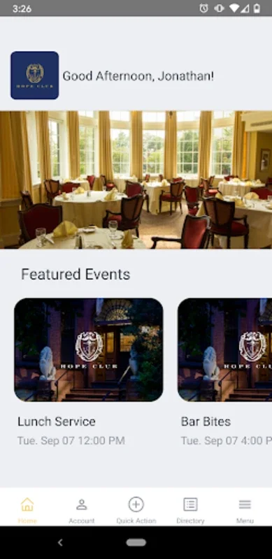 Hope Club for Android - Streamlined Club Management