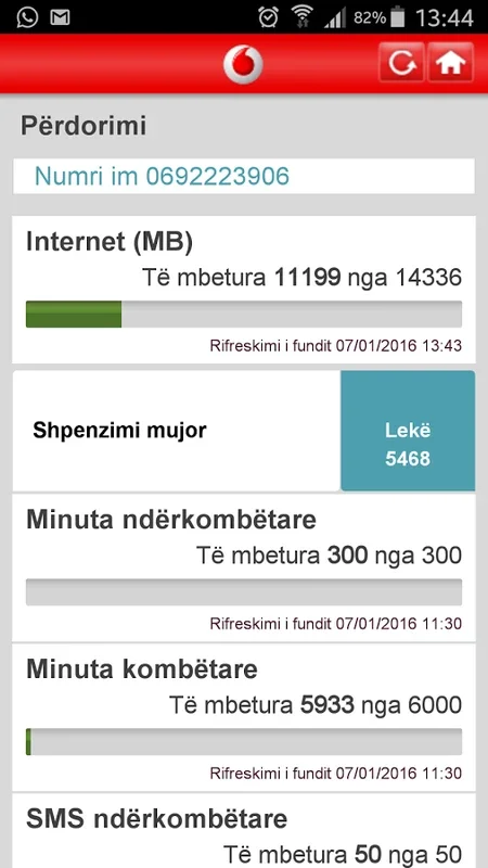 My Vodafone (AL) for Android - Manage Mobile Services Easily