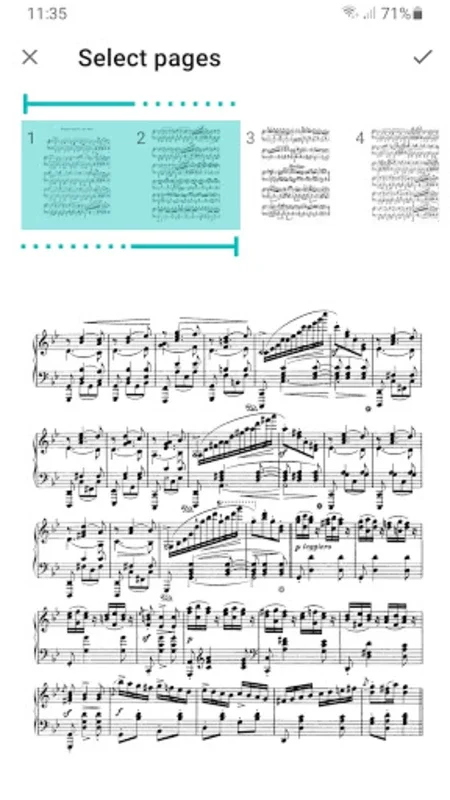 PlayScore 2 for Android - Transform Sheet Music into Audio