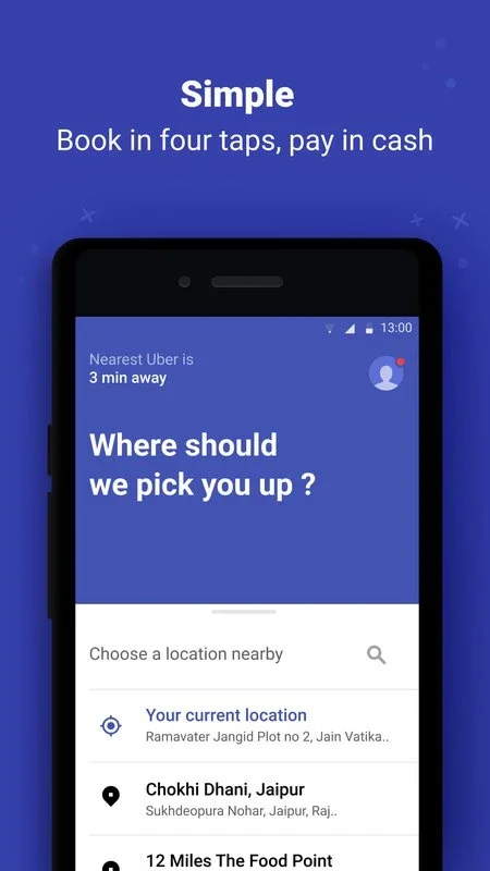 Uber Lite for Android - Compact and Efficient