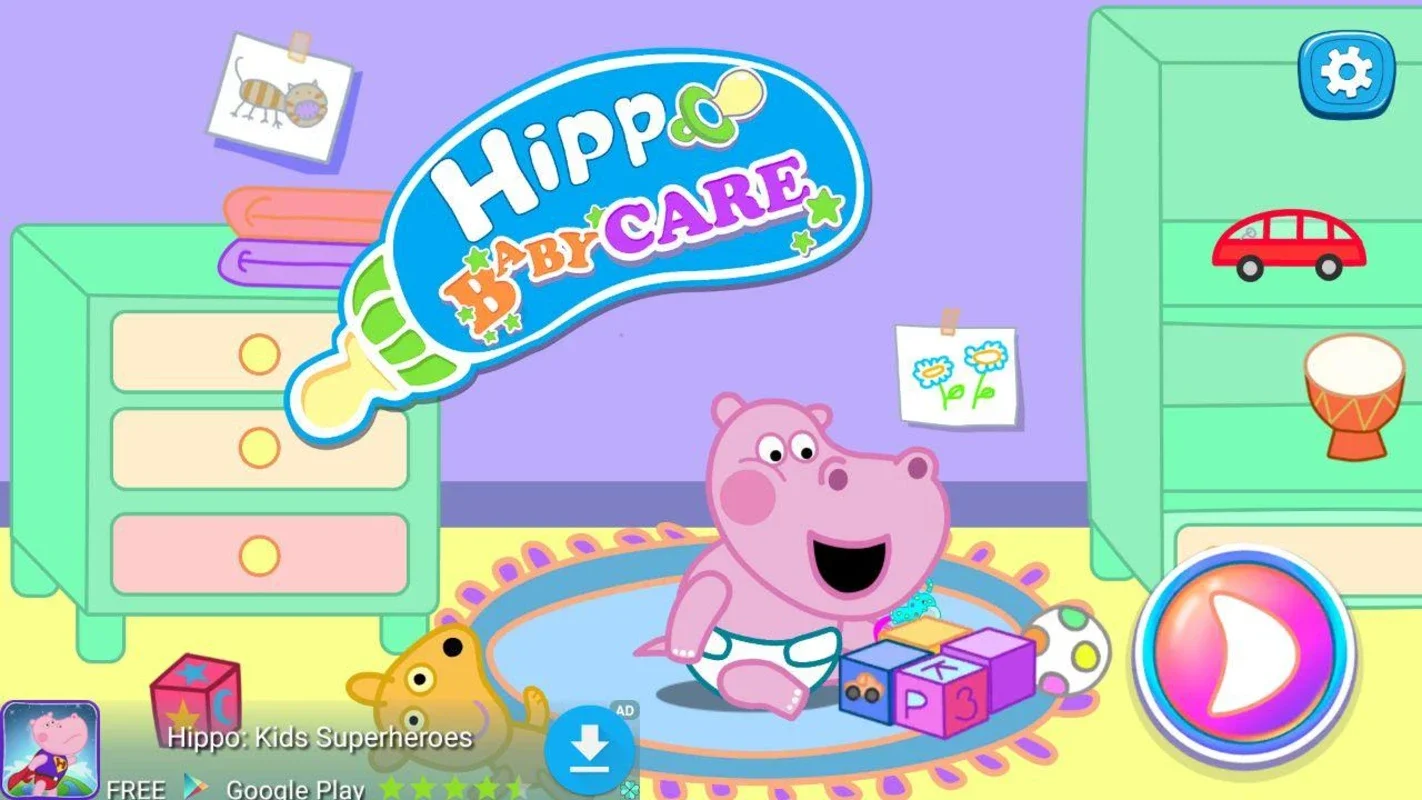 Hippo Baby Care for Android: Fun Babysitting Experience