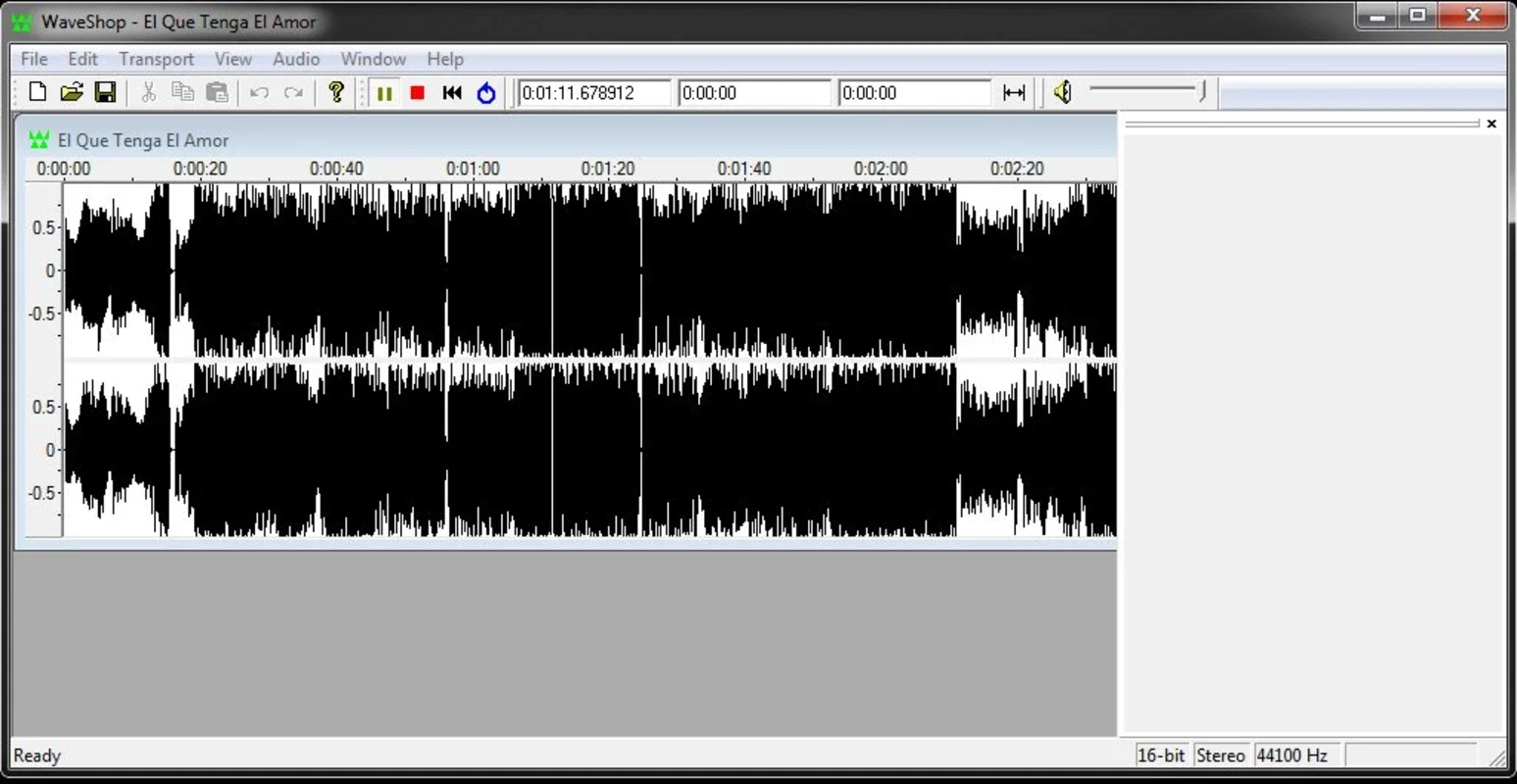 WaveShop Portable for Windows: Selective Audio Editing