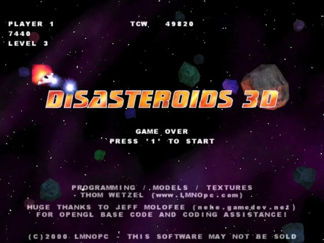 Disasteroids 3D for Windows - Thrilling Asteroid-Blasting Game