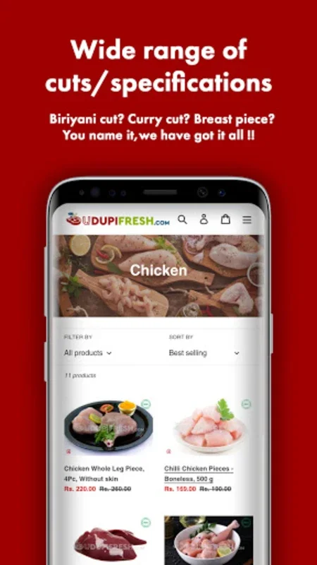 Udupi Fresh for Android: Fresh Groceries at Your Doorstep