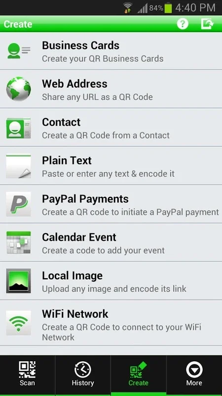 QR Droid Private™ for Android: Streamlined QR Code Generator