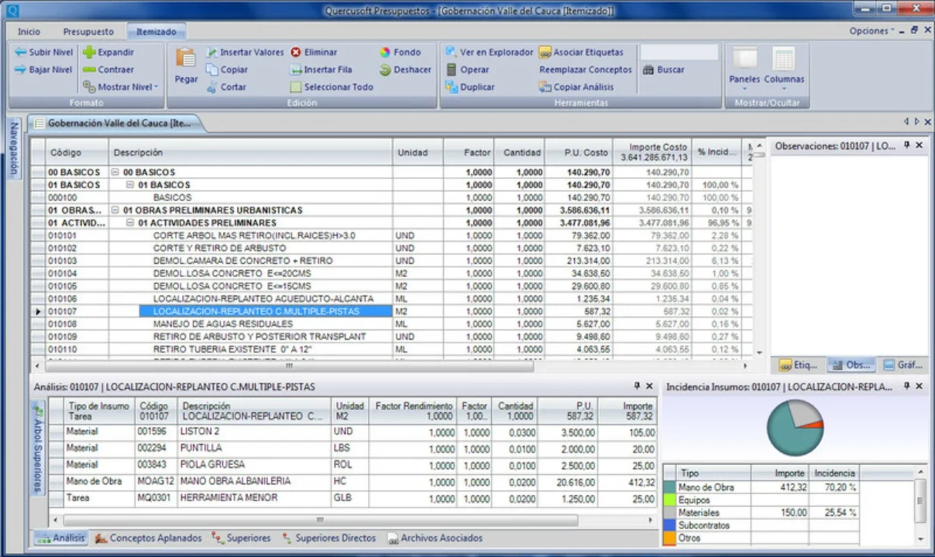 Quercusoft Budgets: Simple Project Budgeting for Windows