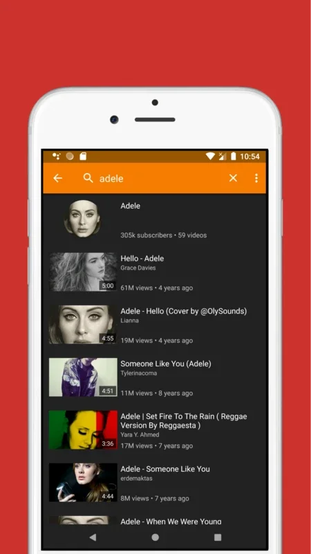 Rtube for Android: Efficient Video Search App