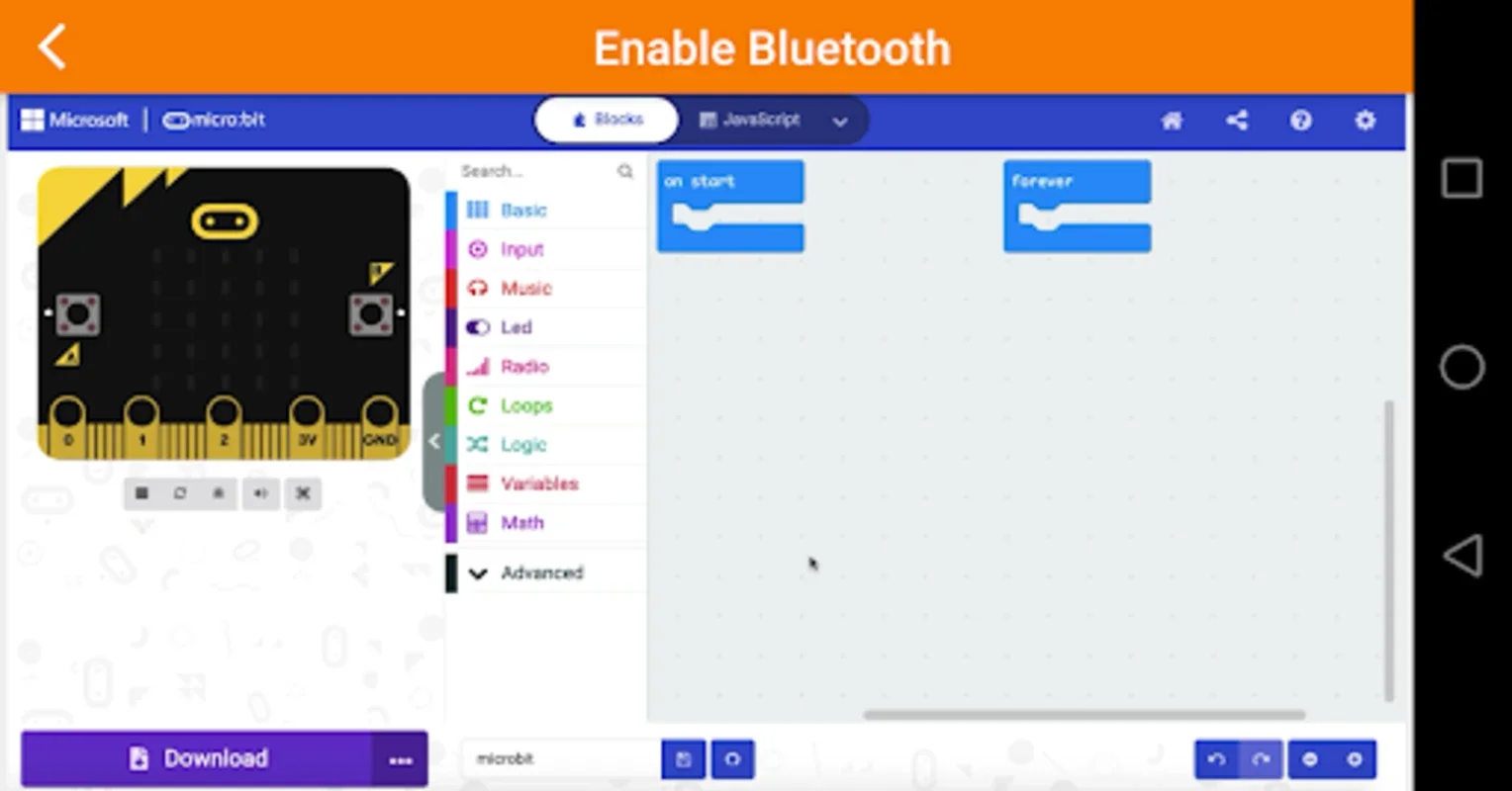 EV - micro:bit for Android - Empowering Educational Robotics