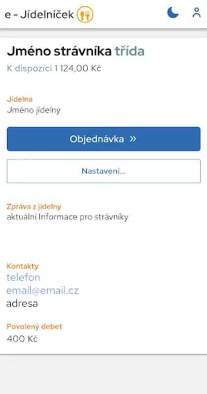 e-Jídelníček for Android - Streamline Meal Management