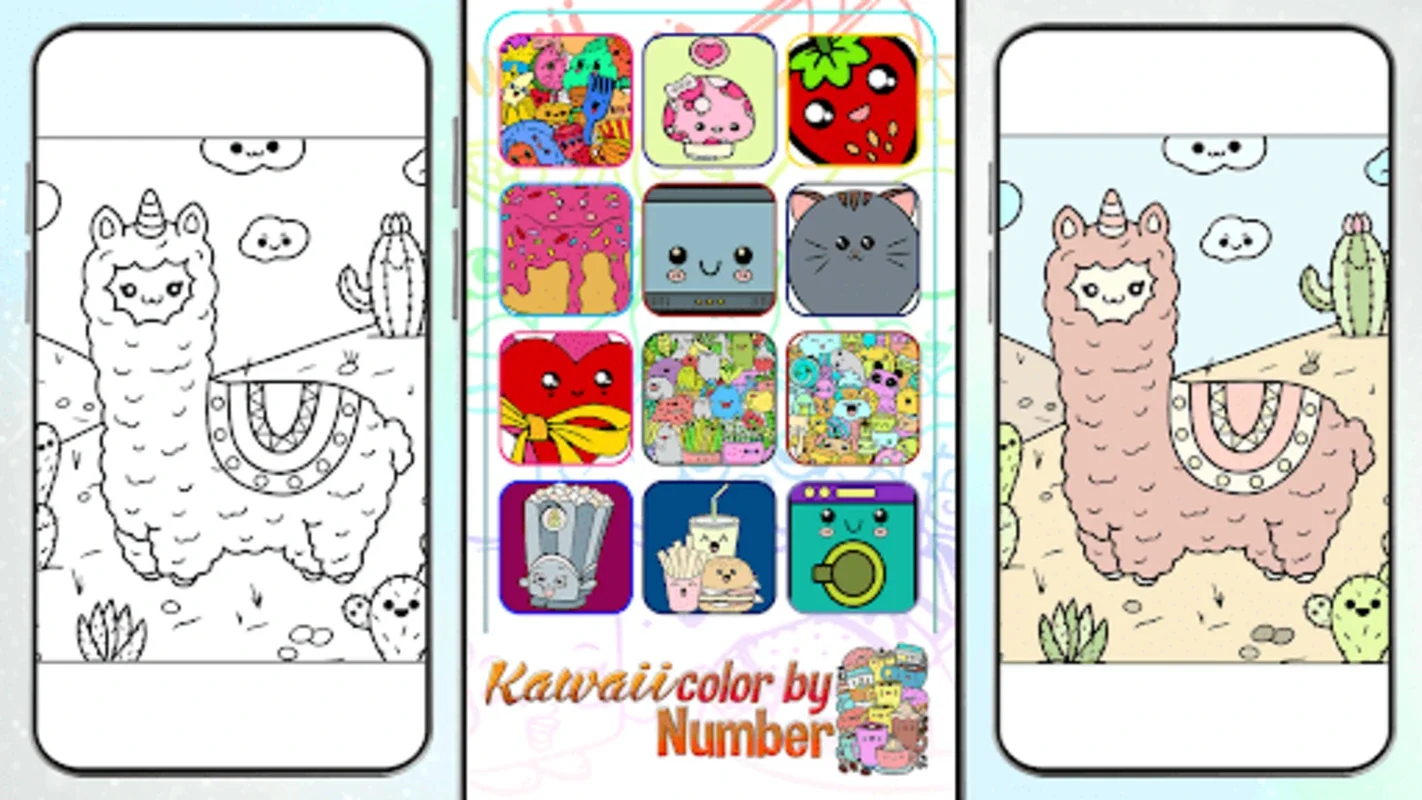 Kawaii Color by Number Book for Android: Fun Coloring App