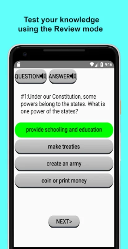 US Citizenship Test 2023 for Android - Ace the Test