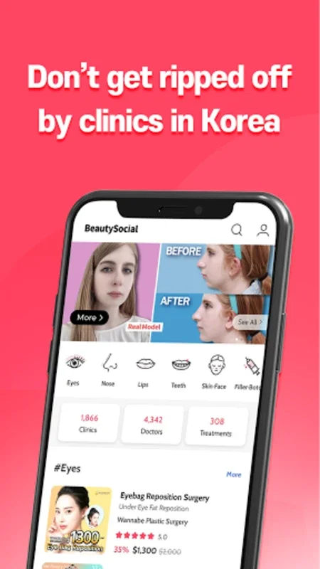 BeautySocial: Plastic Surgery for Android - Comprehensive Info App