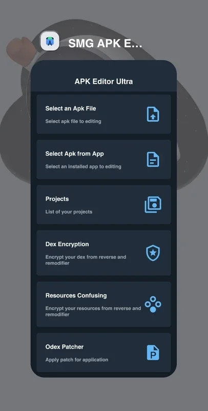 SMG APK Editor Pro for Android: Customize APKs Easily