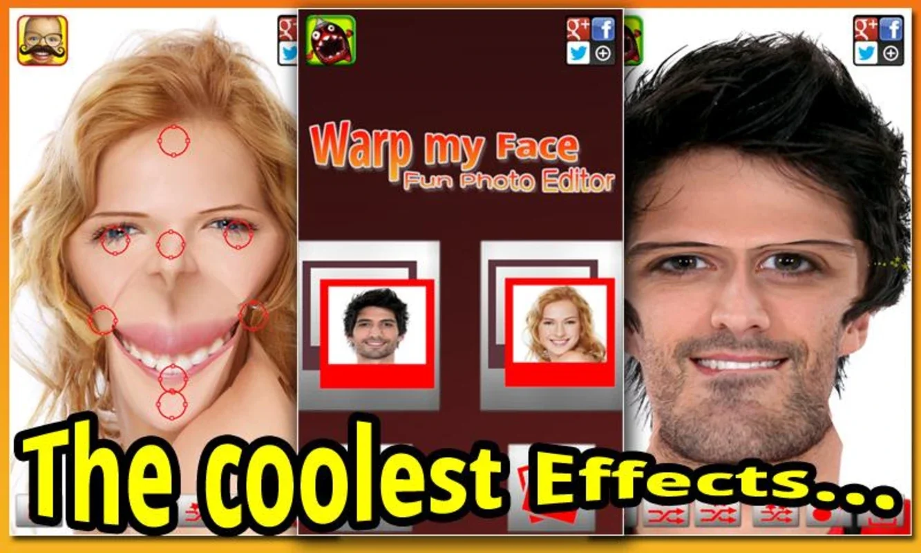 Warp My Face: Fun Photo Editor for Android - Transform Images