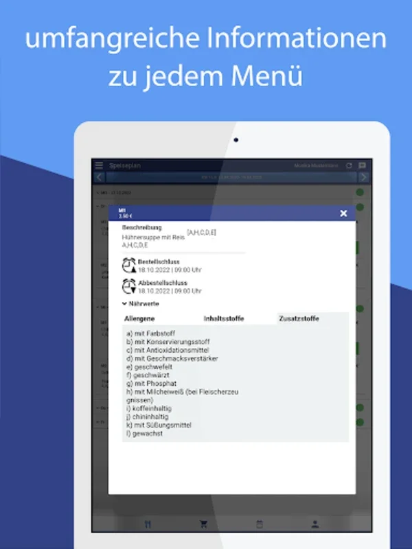 Mein Menü-Saxonia Catering Ost for Android: Streamlined Meal Planning