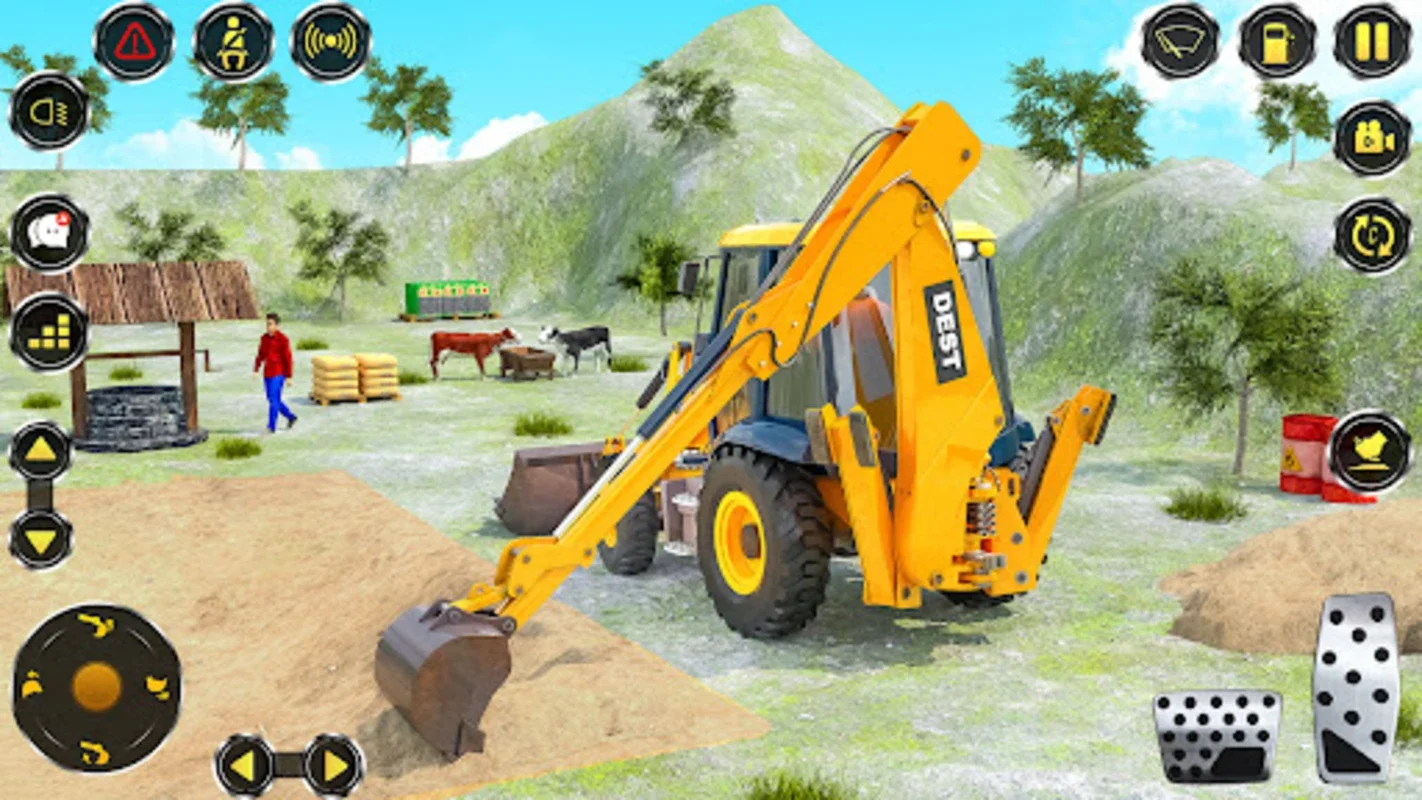 Real JCB Backhoe Loader Game for Android - No Downloading Required