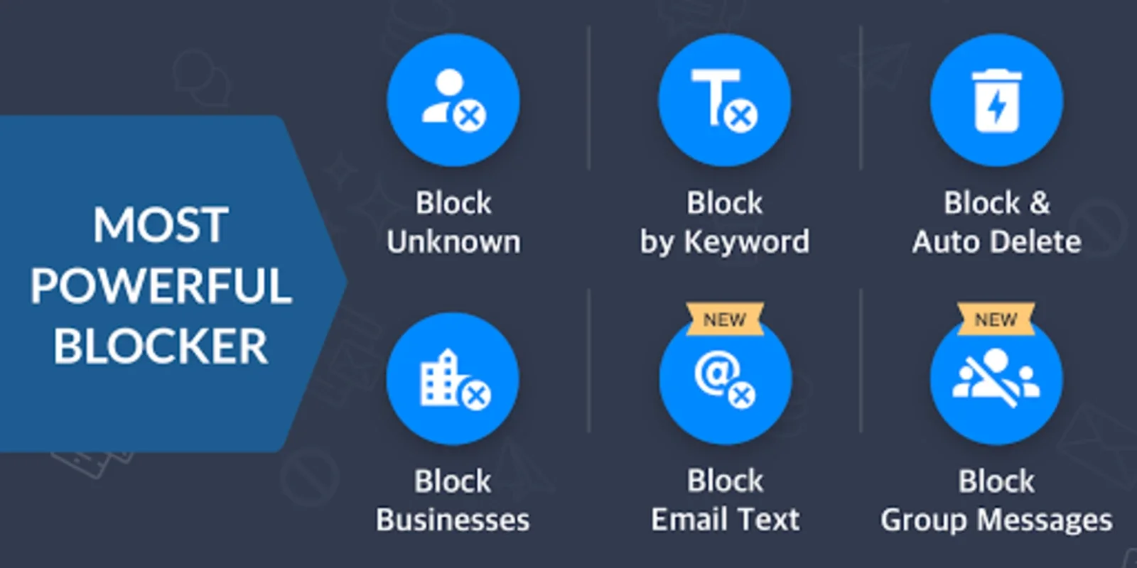 Clean Inbox - smsBlocker for Android - Manage and Block SMS Messages