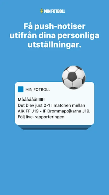 Min Fotboll (officiell) for Android - Enriching Swedish Football