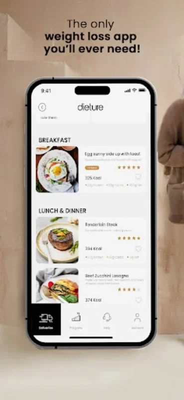 dieture for Android - Customized Meal Plans & Dietitian Support