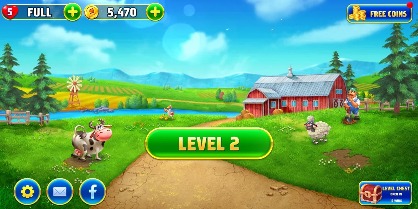 Solitaire Tripeaks: Farm Adventure for Android - No Downloading Needed