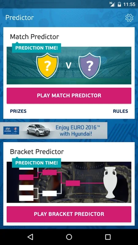 UEFA EURO 2016 Predictor for Android - Predict Match Outcomes