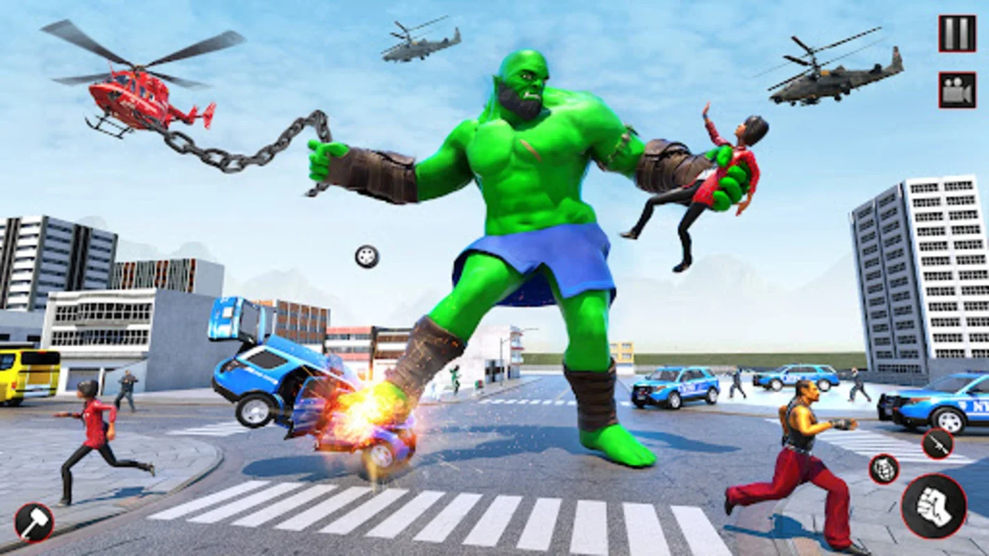 Incredible Monster Hero Game for Android - Save the City