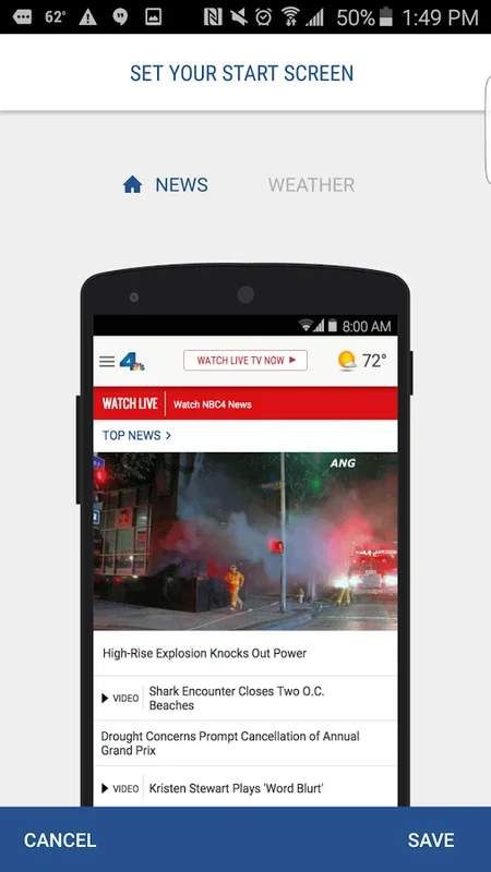 NBC4 LA for Android - Comprehensive LA News & Weather