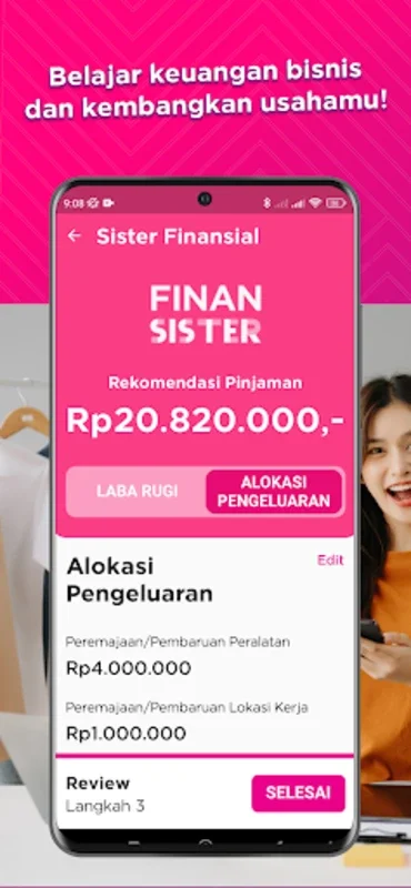 Sisternet for Android: Empowering Indonesian Women