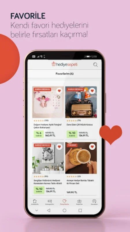 HediyeSepeti – Aynı Gün Hediye for Android: Personalized Gifts Galore