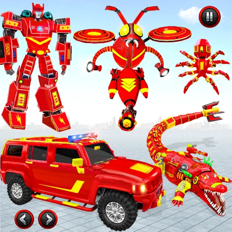 Flying Bee Robot Car Transform for Android - Thrilling Gameplay