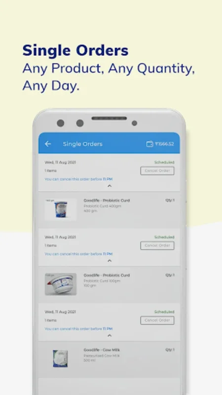 Piccolo - Order Dairy Online for Android - No Delivery Charges