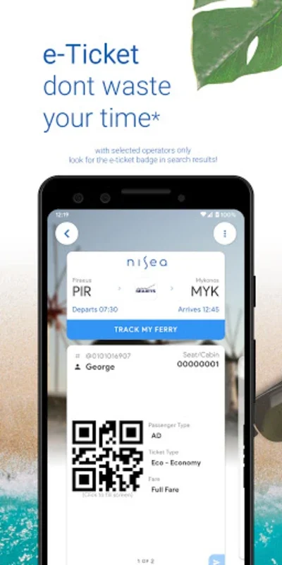 NISEA: Ferry Tickets & Track(G for Android - Simplify Your Travel