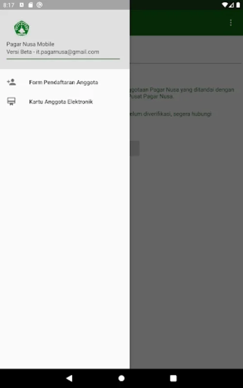 Pagar Nusa Mobile for Android - Streamline Data Management