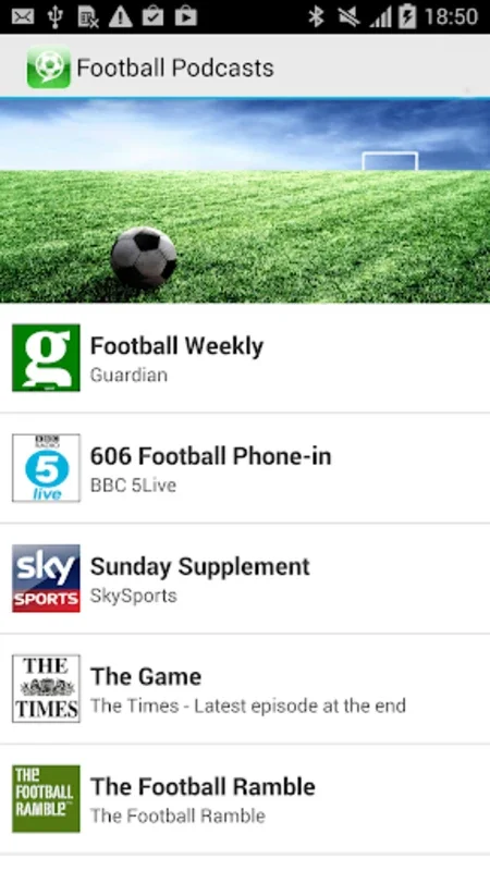 Football Podcasts for Android - Expert Commentary & Analysis