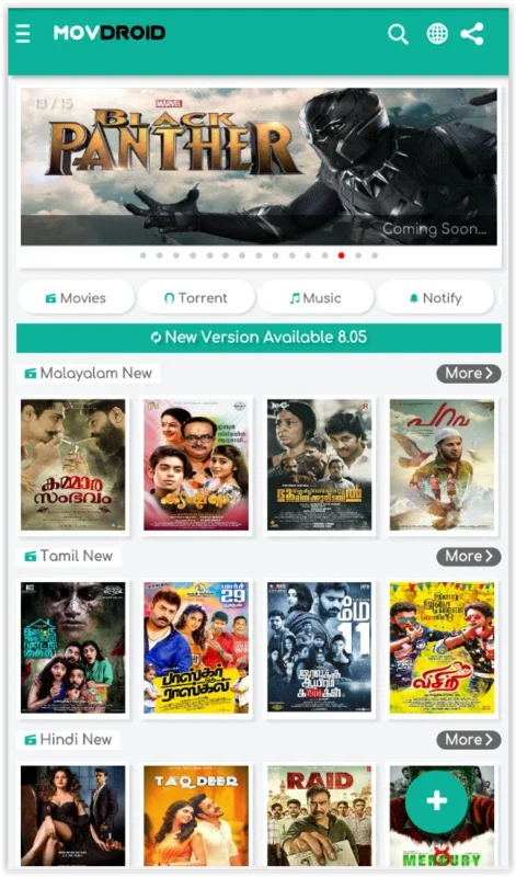 MovDroid for Android - Stream and Download Movies