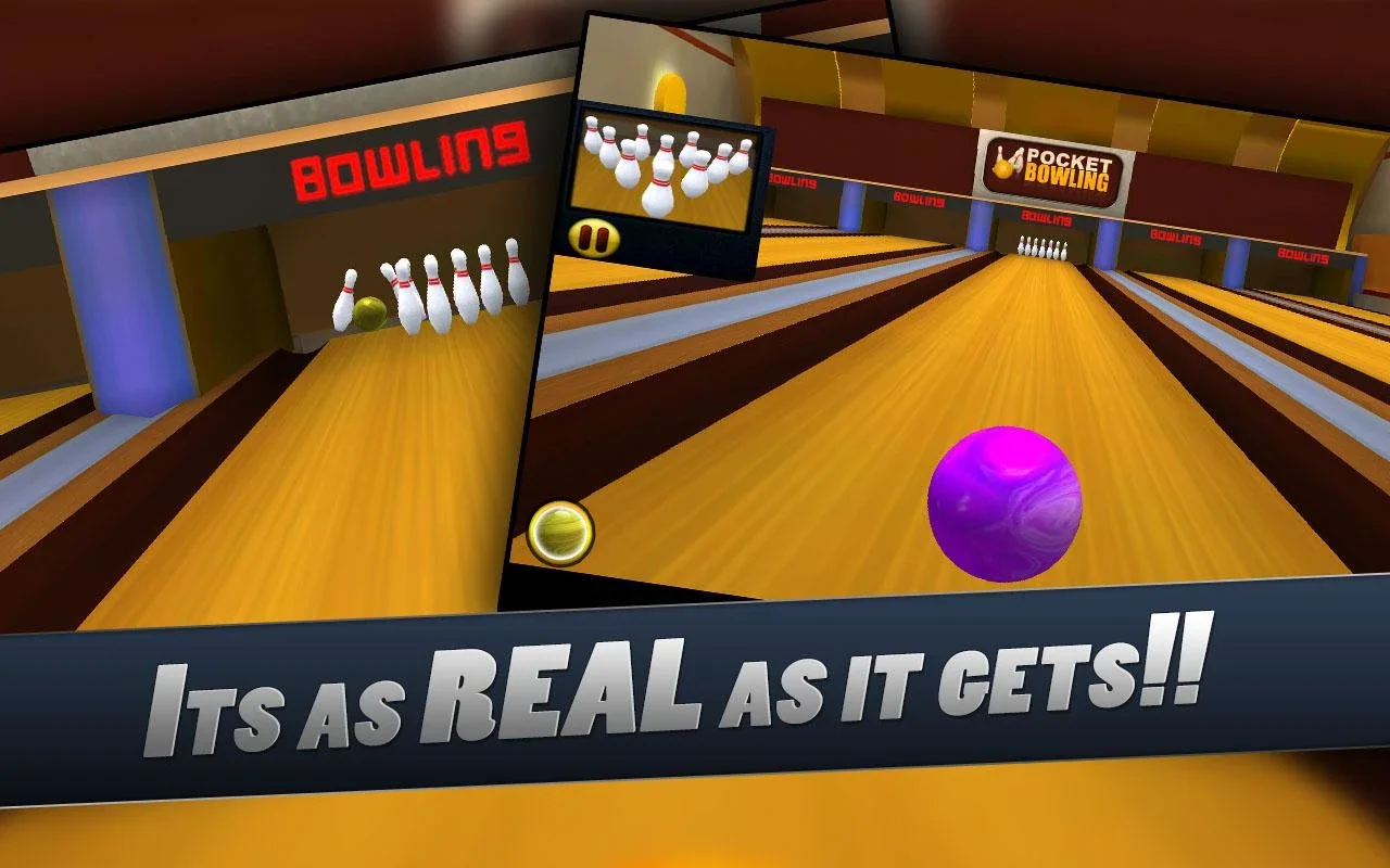 Pocket Bowling 3D for Android - Strike It Big